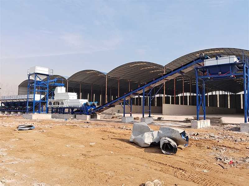 WDJ800型穩(wěn)定土拌合站水泥二次計(jì)量過(guò)渡倉(cāng)